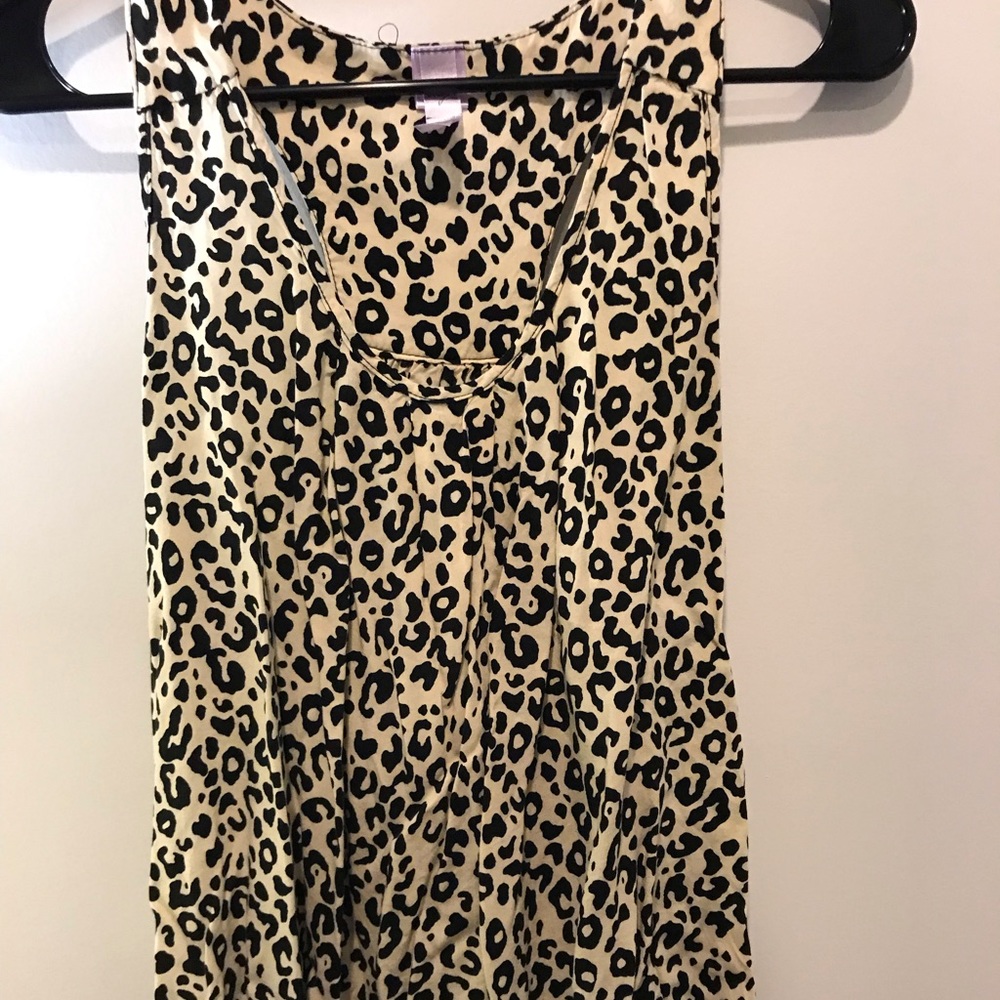 Francesca’s animal print tank top